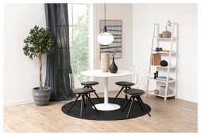 Masă rotundă Actona Ibiza, ø 110 cm, alb
