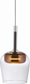 Pendul LED Smart cu Telecomanda, CCT, Sticla, Cupru, Q-KON