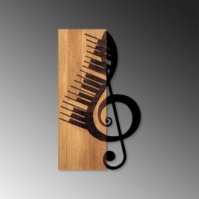 Accesoriu decorativ de perete din lemn Musical 1