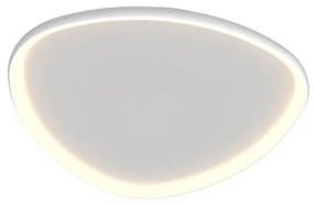 Plafoniera LED dimabila design slim Axel alba 80cm