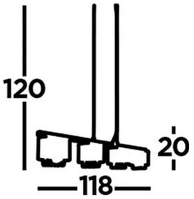Lustră pe cablu ELISE 3xG9/33W/230V Searchlight 7094-4CC