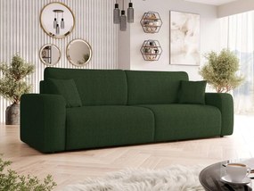 Canapea extensibilă Euston Sztruks (Verde închis) (cu sp. depozitare). 1105536