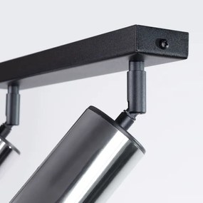 Spot Sollux SL.1367 WINX 2xGU10/10W/230V negru/crom