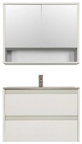 Mobilier complet de baie Porto 80, alb