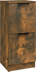 vidaXL Dulap, stejar fumuriu, 30x30x70 cm, lemn prelucrat