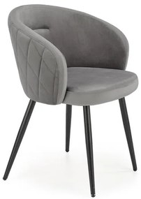 Set 4 scaune K430 velvet gri