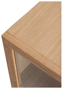 Vitrină lemn din lemn de stejar 60x130 cm Kaiser – Hübsch