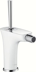 Baterie bideu Hansgrohe PuraVida alb - crom