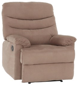 Fotoliu de masaj, reglabil, material textil grej TAUPE, LAMBERT