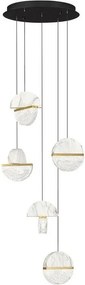 Lustra decorativa cu 5 pendule LED 2700K DORIN
