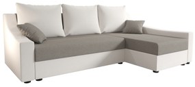 Colțar Opal L (Gri deschis + Alb) (D). 1057309