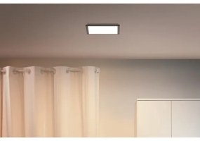 WiZ - Plafonieră LED SUPERSLIM dimabilă 12W 230V negru Wi-Fi