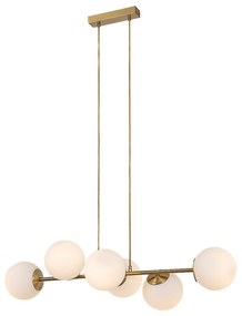 Lustra suspendata cu 6 surse de lumina design modern Kiara