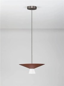 Lustra LED suspendata BARIS Rust Brown 38cm
