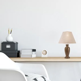 Lampă de masă AMFORA 1xE27/60W/230V maro închis/fag