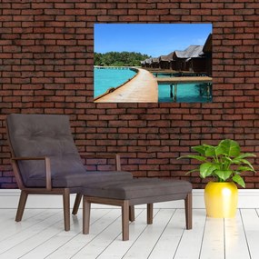 Tablou cu Maledive (90x60 cm)