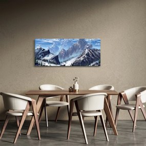 Tablou - Munții pictați (120x50 cm)
