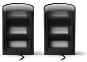Philips Hue PLAY Wall Washer - Set 2x corp de iluminat LED RGBW reglabil, LED/20W/230V, 2000–6500K, negru