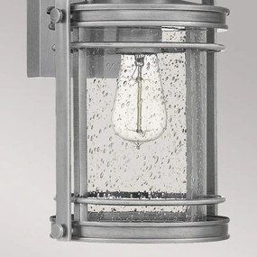 Quintiesse QN-BOOKER-M-IA - Lampă de perete pentru exterior BOOKER M 1xE27/60W/230V IP44 crom mat