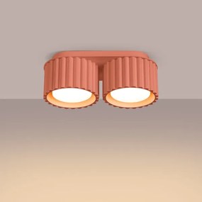 Sollux SL.1828 - Lampă spot AURA, 2x GX53, 10W, 230V, roz