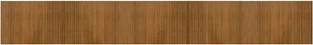 vidaXL Covor dreptunghiular, maro, 70x500 cm, bambus
