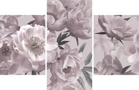 Tablou - Vintage bujorii (90x60 cm)