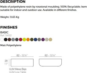 Masuta de cafea exterior / interior design modern premium ULM