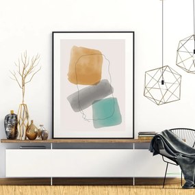 Poster - Abstracție pictată (A4)