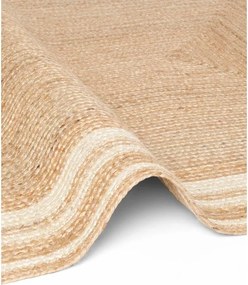 Covor tip traversă crem/în culoare naturală reversibil/țesut manual din iută 70x200 cm Jutta – Hanse Home