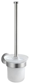 WENKO 19614100 - Perie WC BOSIO MATT 10x14 cm oțel inoxidabil/argintiu/satinat