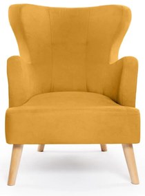 Fotoliu galben muștar wing Noemye – Bonami Selection