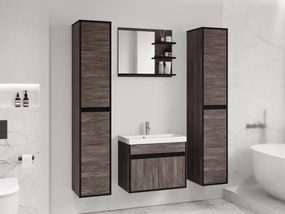 Mobilier baie Garmana XL (bodega + Negru grafit) (cu baterie Economico BYU 020M și sifon). 1103918