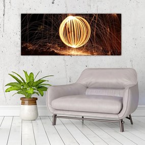 Tablou - Desenat de lumină (120x50 cm)