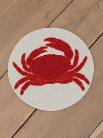Protectie pentru masa, din margele, Crab