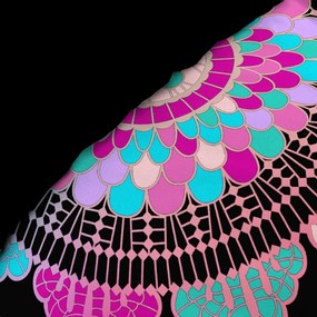 Lenjerie de pat neagră din bumbac pentru pat de o persoană 140x200 cm Porte Bonheur – douceur d'intérieur