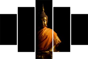 Tablou - Statuia lui Buddha de aur (150x105 cm)