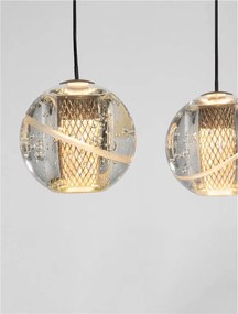 Lustra cu 5 pendule LED design modern LICIO