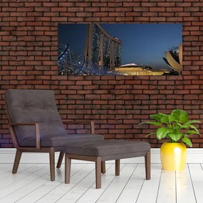Tablou cu metropolă modernă (120x50 cm)