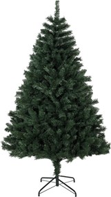HOMCOM Brad de Crăciun Artificial, 180 cm, cu 820 de Crengi Ignifuge, Verde | Aosom Romania