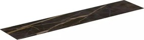 Blat ceramic pentru lavoar Ideal Standard Atelier Conca 240 cm finisaj negru marmura