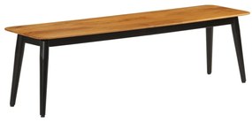 356979 vidaXL Bancă, 160x40x45 cm, lemn masiv de mango și fier