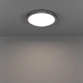 Eglo 901763 - Plafonieră LED pentru baie FUEVA LED/11,5W/230V Ø21,1 cm IP44 crom