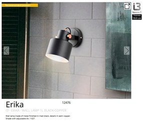 Aplica de perete metal design decorativ Erika