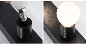 Corp de iluminat pentru oglindă de baie Paulmann 80097 3xE14/40W IP44 REGULA 230V negru