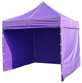 Cort de petrecere în grădină PROFI STEEL 3 x 3 m-violet