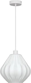 Pendul pe cablu CARSON 1xE27/40W/230V alb