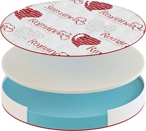 Saltea Romance Memory Ø 200 cm, fermitate medie, 25 cm înălțime