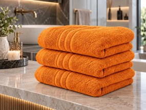 Prosop pentru corp Confort maxi, portocaliu 100 x 180 cm, 100% bumbac