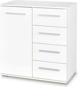 Comoda LIMA KM2, alb, PAL, 77x40x82 cm