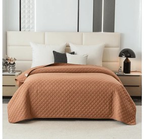 Cuvertura de pat cu model LANTA, maro Dimensiune: 220 x 240 cm